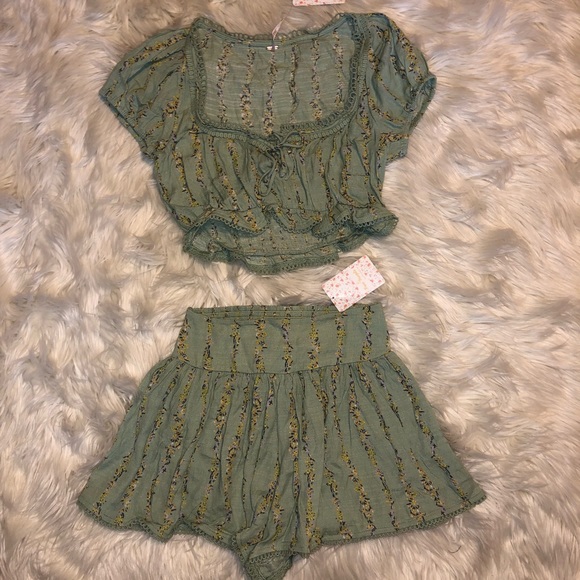 Free People Pants - Free People two piece set